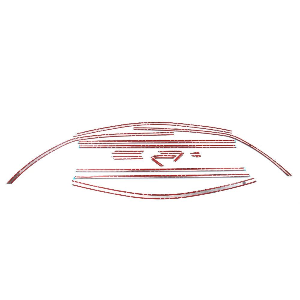 

CarMango Car Accessories Window Column Trim Cover Pad Sticker Frame Chrome Exterior Decoration for Toyota Corolla E170 2013-2018