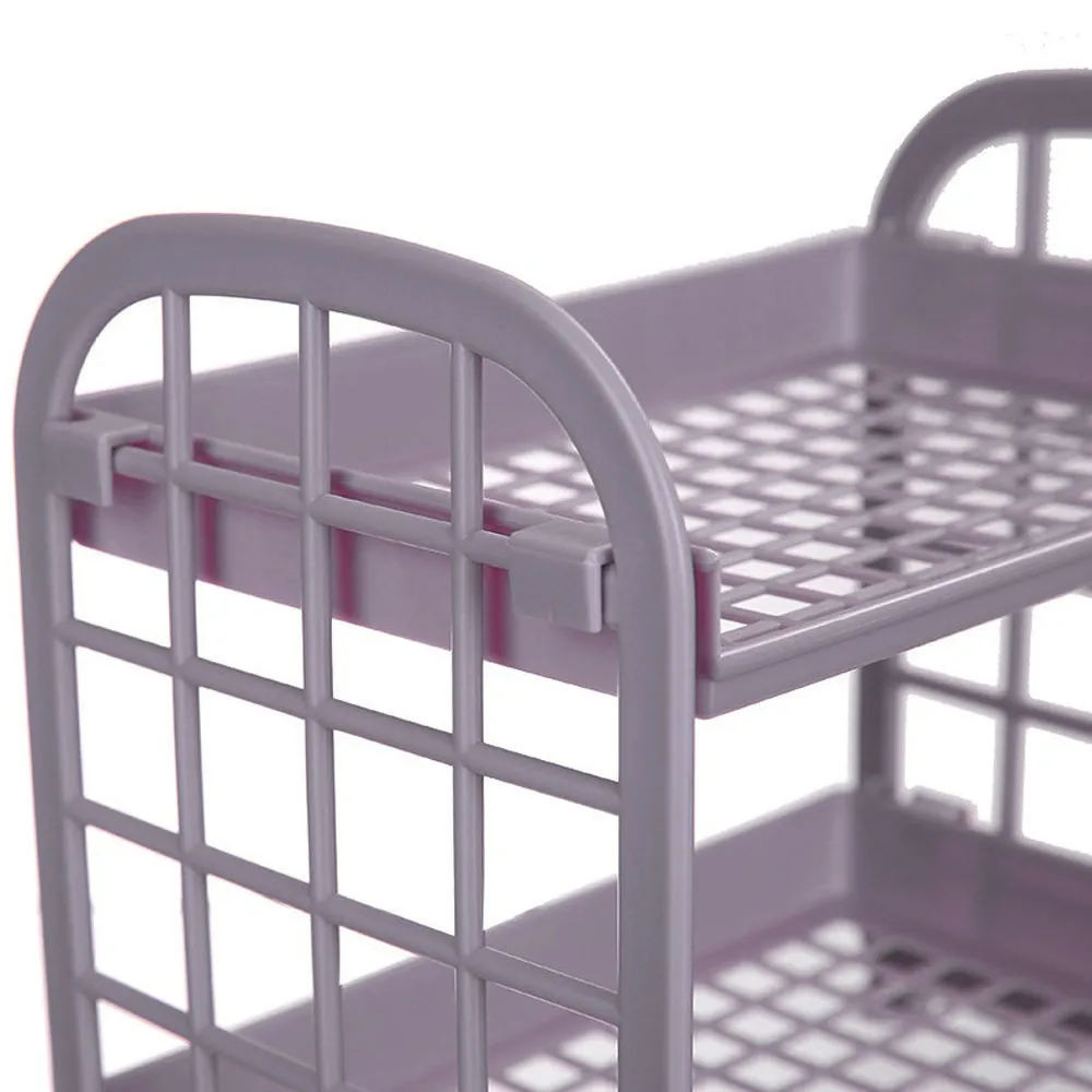 Двухслойная Высококачественная пластиковая полка для тарелок стильный кухонный