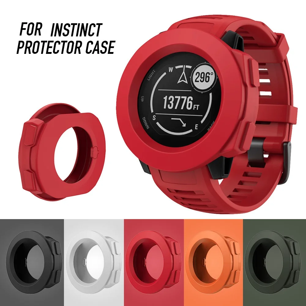 Мягкий Силиконовый протектор для часов чехол Garmin Instinct Watch Тонкий смарт