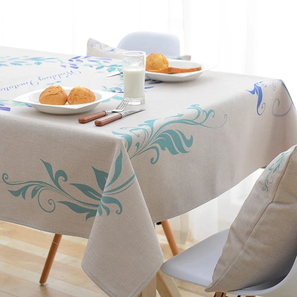 Горячая новинка винтажная Европейская стильная Скатерть прямоугольная скатерть