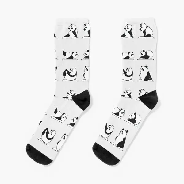 

Panda Yoga Crew Socks Best Knee High Black Ankle Women Mens