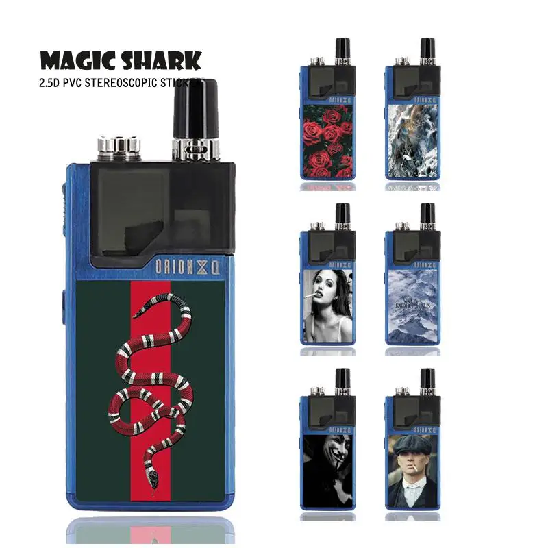 Magic Shark V Vendetta Red Rose Snake Valar Morghulis Julie чехол футляр для вейпа наклейка пленка Lost Vape Orion