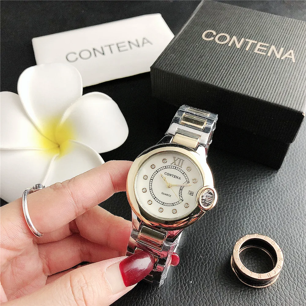

New Products Roman numeral alloy watch with diamonds ladies watch