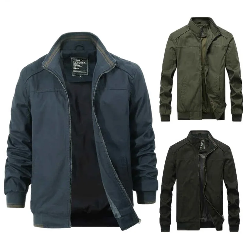 

Men Student Jacket Harajuku Streetwear Bomber Jacket Men Hooded Jacket Outerwear Stand-Up Collar Washed Jacket L-6XL