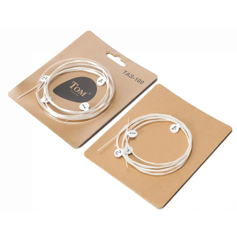 

4 шт. Белый Нейлоновый струнный аккорд для укулеле аксессуары для музыкальных инструментов