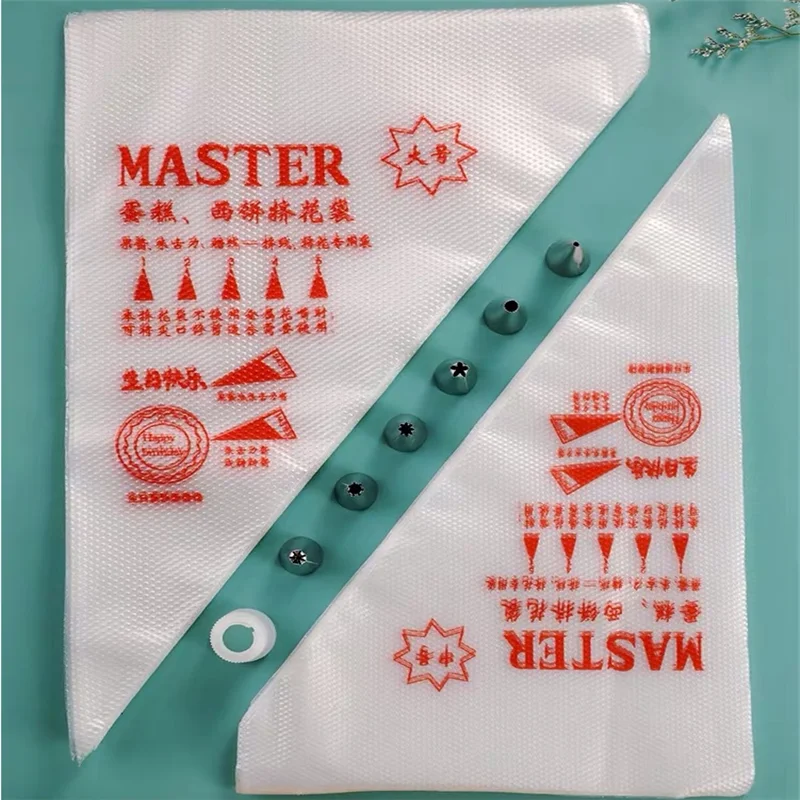 

50Pcs S/M/L Size Disposable Pastry Bag Confectionery Bags for Cake Fondant Decorating Kitchen Baking Piping Bag Tools Cake Tools