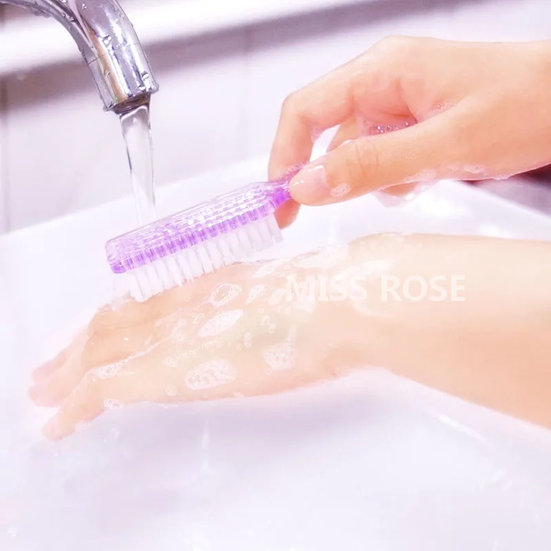 10 шт. щетка для очистки ногтей удаления пыли маникюра мягкий инструмент