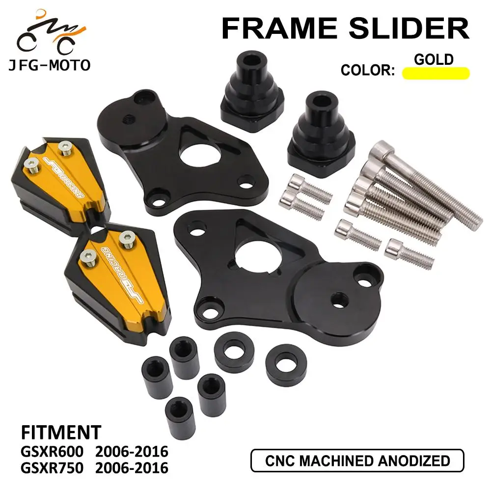Алюминиевая защитная рама для мотоцикла ползунок противоударный протектор SUZUKI