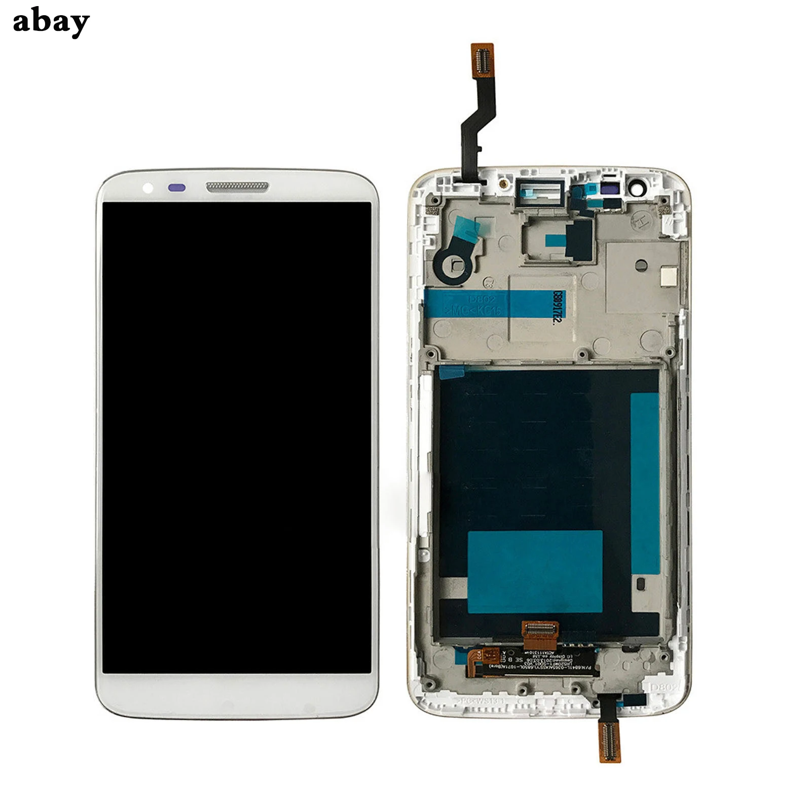 

5.2" Display For LG G2 D802 D805 D800 D801 D803 F320 LS980 LCD Display with Touch Screen Digitizer Assembly Frame Replacement