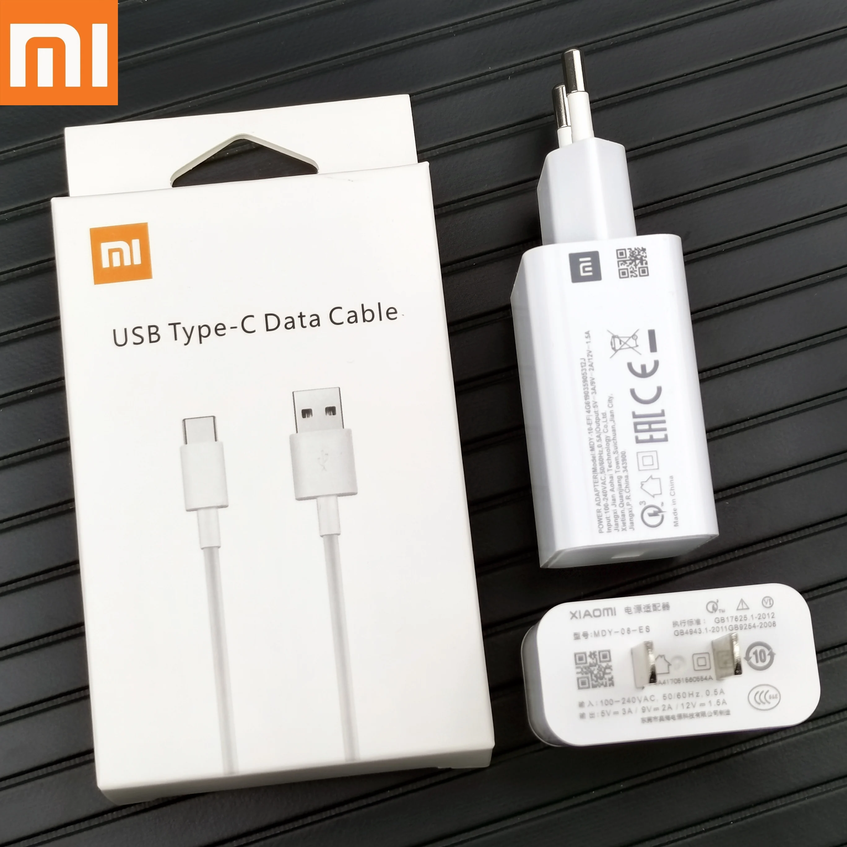 Оригинальное зарядное устройство XiaoMi Note 8 Pro быстрая зарядка QC3.0 18 Вт usb type c