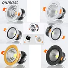 Потолочный светсветильник COB, 3 Вт, 5 Вт, 7 Вт, 9 Вт, 12 Вт, 15 Вт, 18 Вт, 85-265 в, с регулируемой яркостью