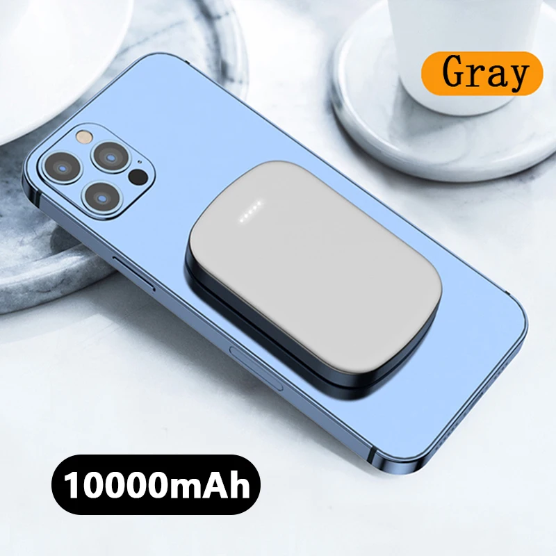 Новинка 2021 внешний аккумулятор magsafe емкостью 10000 мАч дополнительный для iphone 12