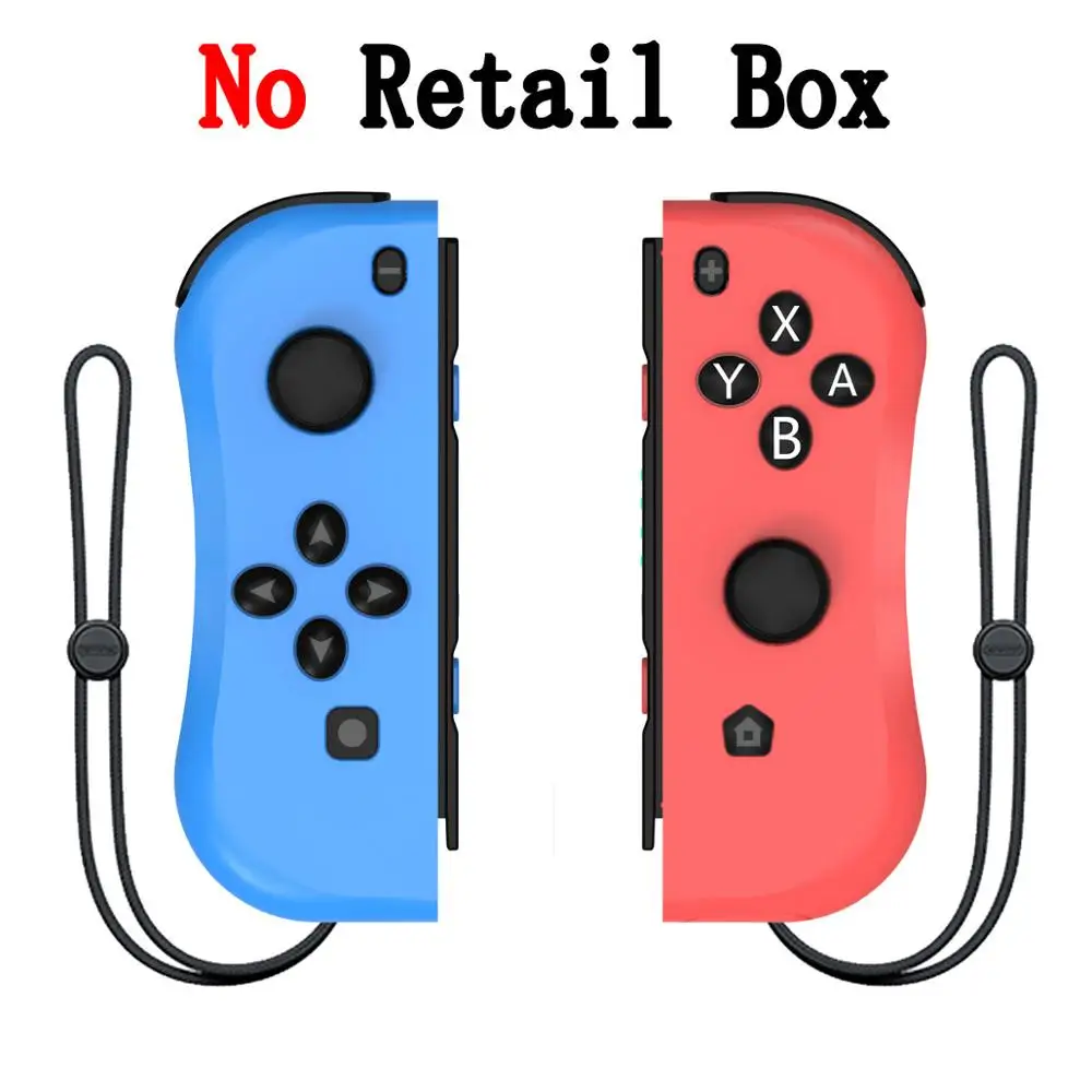 Blue Red No Box Управление Bluetooth Джойстик для Joycon Joy Con геймпад Nitendo nintendo Zend переключатель управление Лер триггер джойстик игровая консольная панель - Цвет: Blue Red No Box