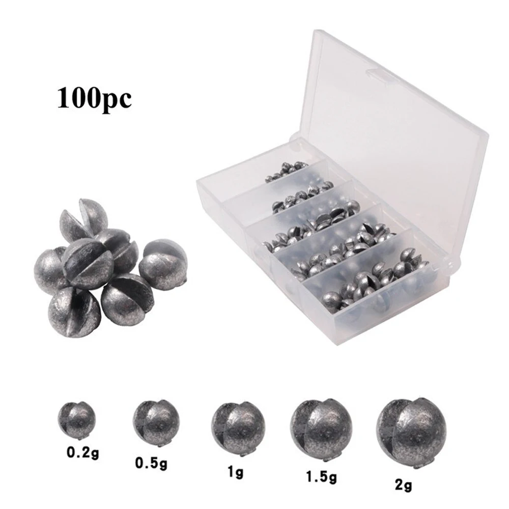 

100 шт./кор. открытые зацепка комплект ювелирных изделий голый Рыбалка-клипса прямая собак и кошек круглый грузик отвеса вспомогательный рыб...