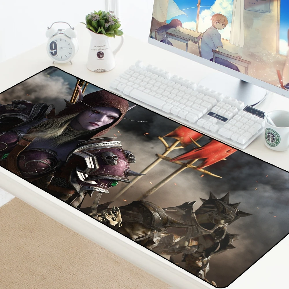 90x40cm sylvanas wow gaming mouse pad large xl fashion mouse mat world of warcraft mousepad for gamer laptop rubber notebook pad free global shipping
