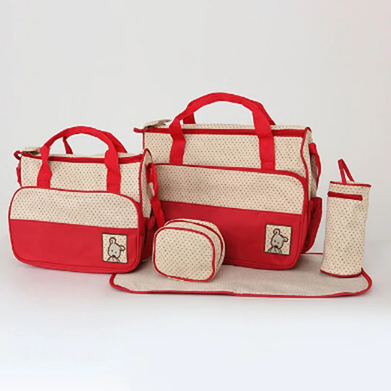 5 шт./компл. сумка из узорчатой ткани костюмы для мамы держатель детской бутылочки