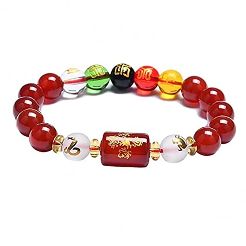 

The Five Elements Beads Mantra Bangles & Bracelets Jewelry Lucky Runes Energy Couple Bracelet for Women or Men