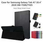 Чехол для планшета Samsung Galaxy Tab A7 10,4 ''2020 SM-T500T505 искусственная кожа тонкий Чехол раскладной стенд защитный чехол 15