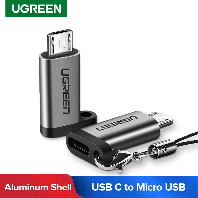 Ugreen USB Type C Adapter USB C To Micro USB Converter Female To Male Adapter For Xiaomi Samsung Huawei Tablet Charger Data Sync