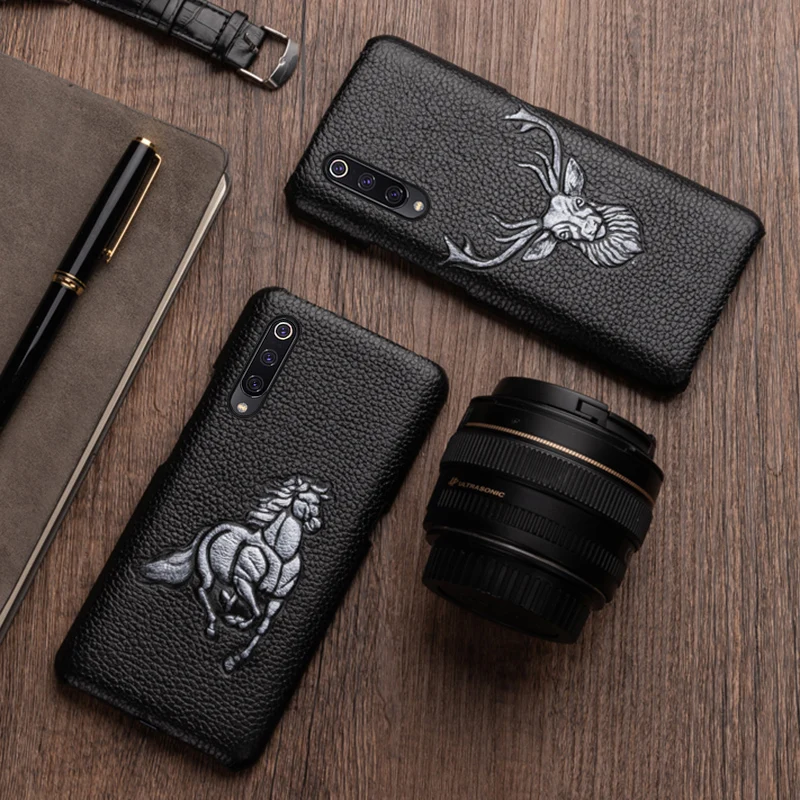 

Genuine leather Case For Xiaomi Redmi Note 9s 8 7 pro case for Mi 10 9 se 9t pro A2 lite A3 Max 2 3 Mix 2s 3 poco f1 x2 case