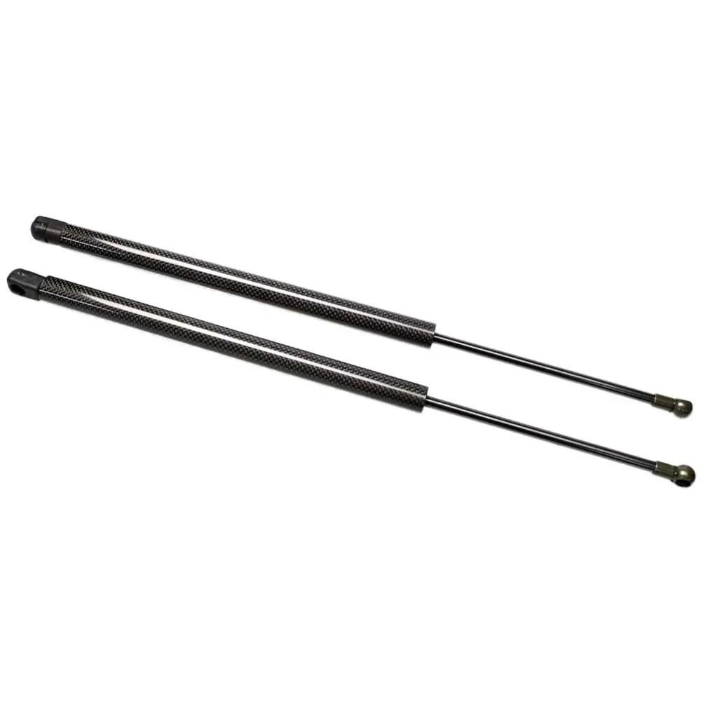 black carbon fiber Задний багажник лифт Поддержка газовые стойки пружина для Audi Q7 2006-2011 2012 2013 W/Мощность задняя крышка багажника люк Boot 500 мм - Цвет: black carbon fiber