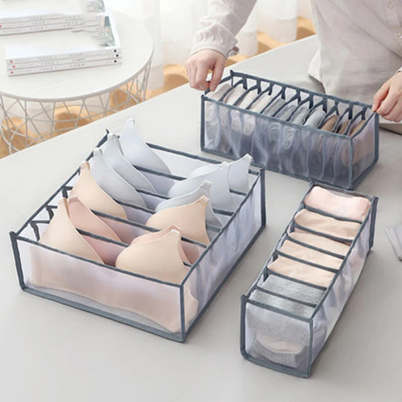 

Underwear Bra Organizer Storage Box 3 Colors Drawer Closet Organizers Boxes For Underwear Scarfs Socks Bra Multi Size