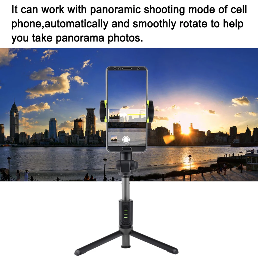 Панорамная селфи Палка с дистанционным управлением и вращением на 360