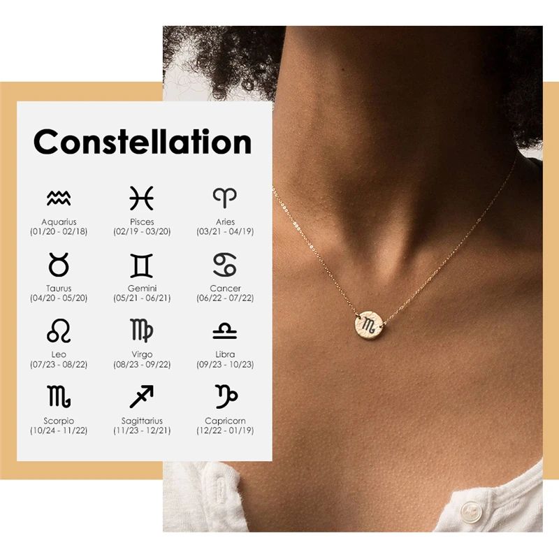 

Visunion 316L Stainless Steel Necklace Fashion Jewelry for Women Best Gift Personality Round Circle Pendant Necklace Gift