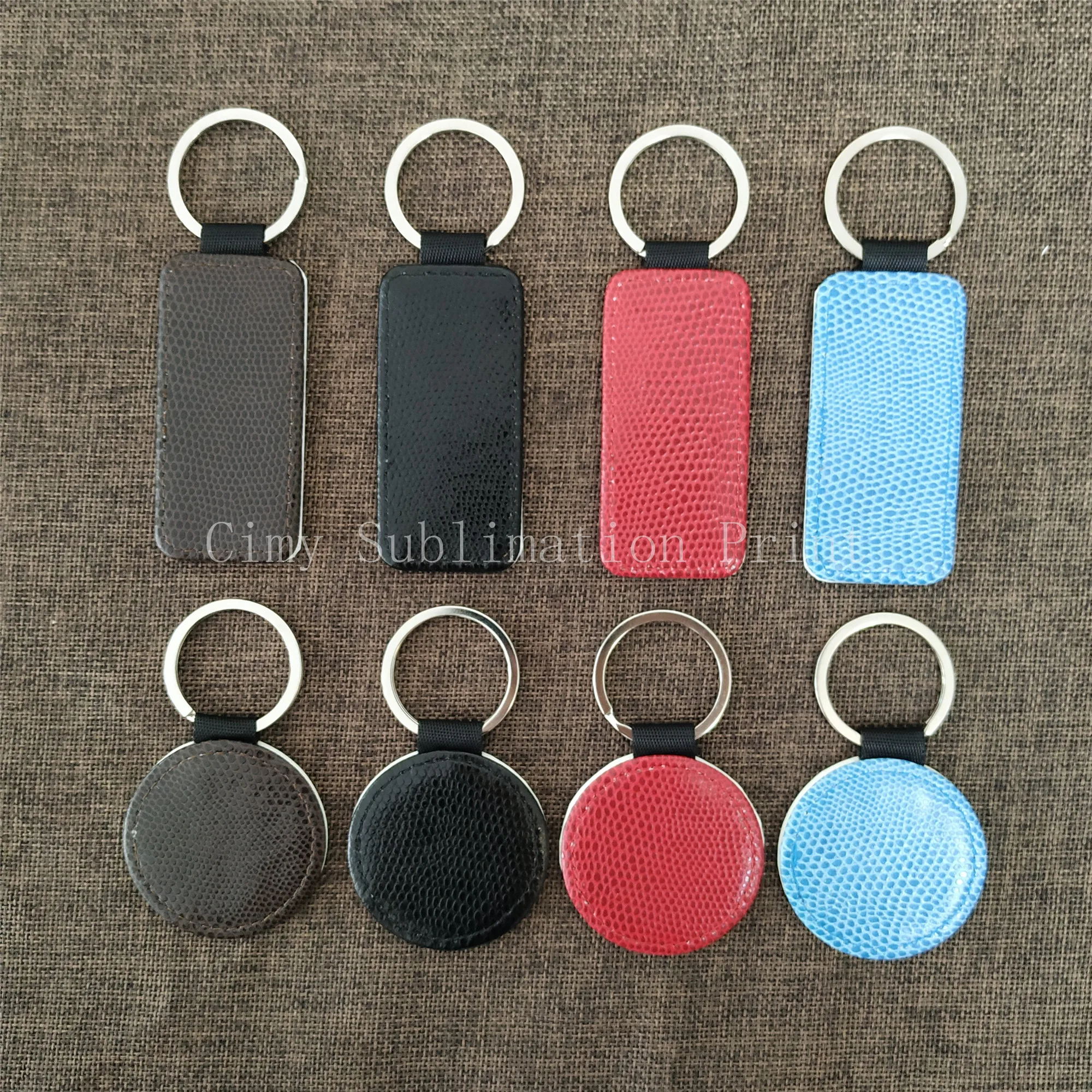 Пустые сублимационные кожаные подвески из змеиной кожи 20 шт./лот брелки для