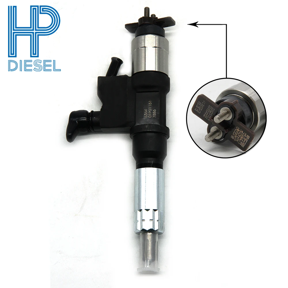 Common rail injector 095000-6364 for Denso diesel fuel Injector 6363 with high quality suit Mitsubishi L200 valve 1211814 | Автомобили и