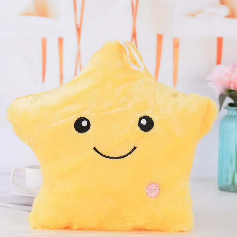 34 см креативная детская игрушка для девочек светящаяся Подушка Мягкая Плюшевая