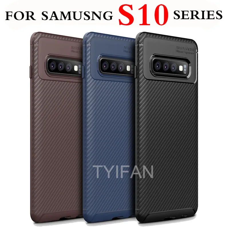 Оригинальное углеродное волокно чехол для телефона samsung Galaxy S10e S10 Plus S10plus S 10 5G