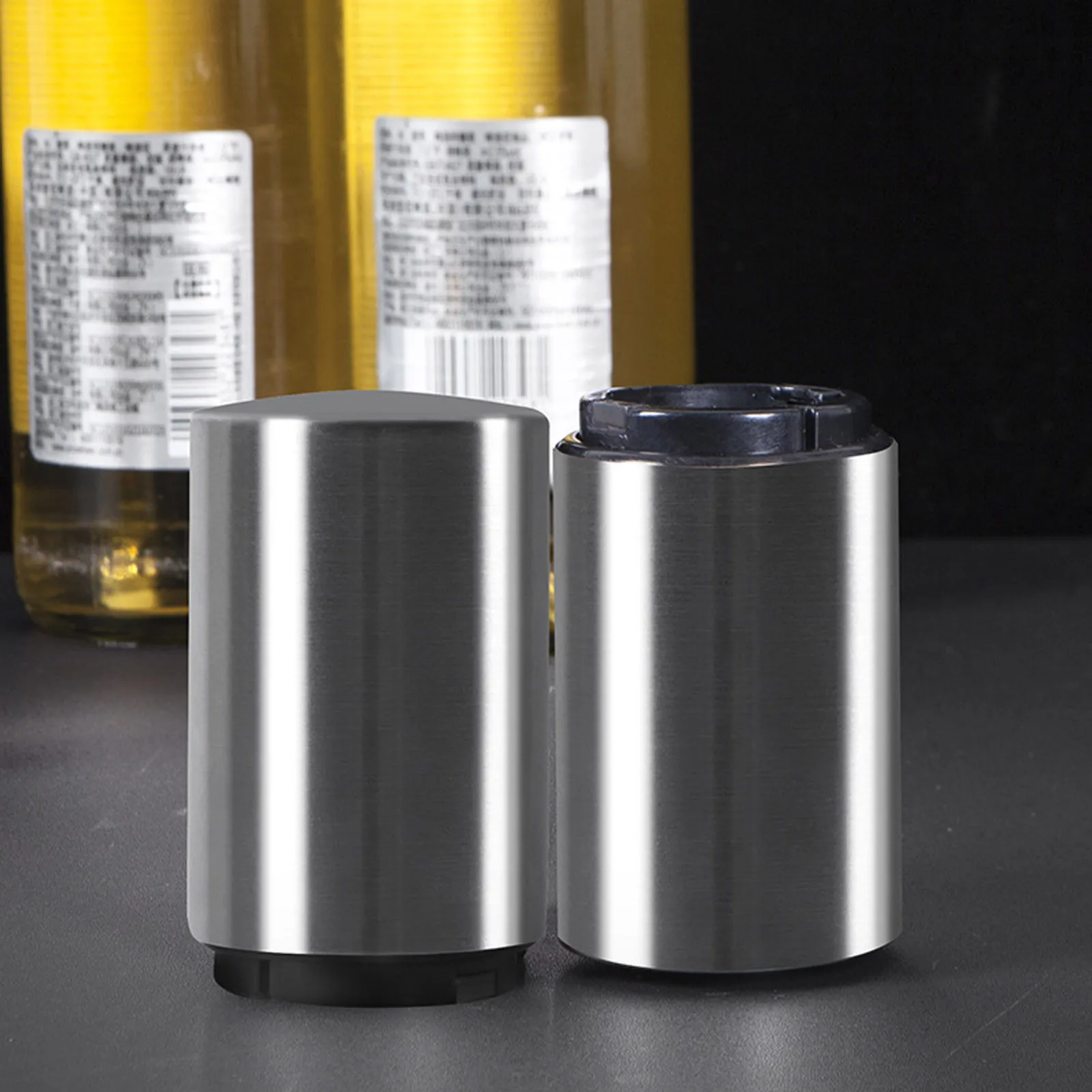 Круглый Нержавеющая сталь штекер вина открывалка для бутылок Высокое качество