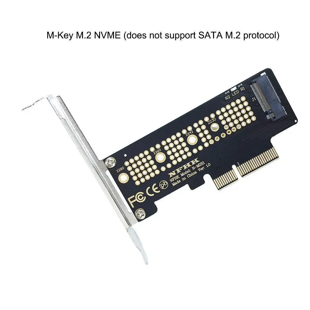 1 шт. адаптер для SSD-накопителя M.2 NVME NGFF SSD на PCIE 3 0 | Компьютеры и офис