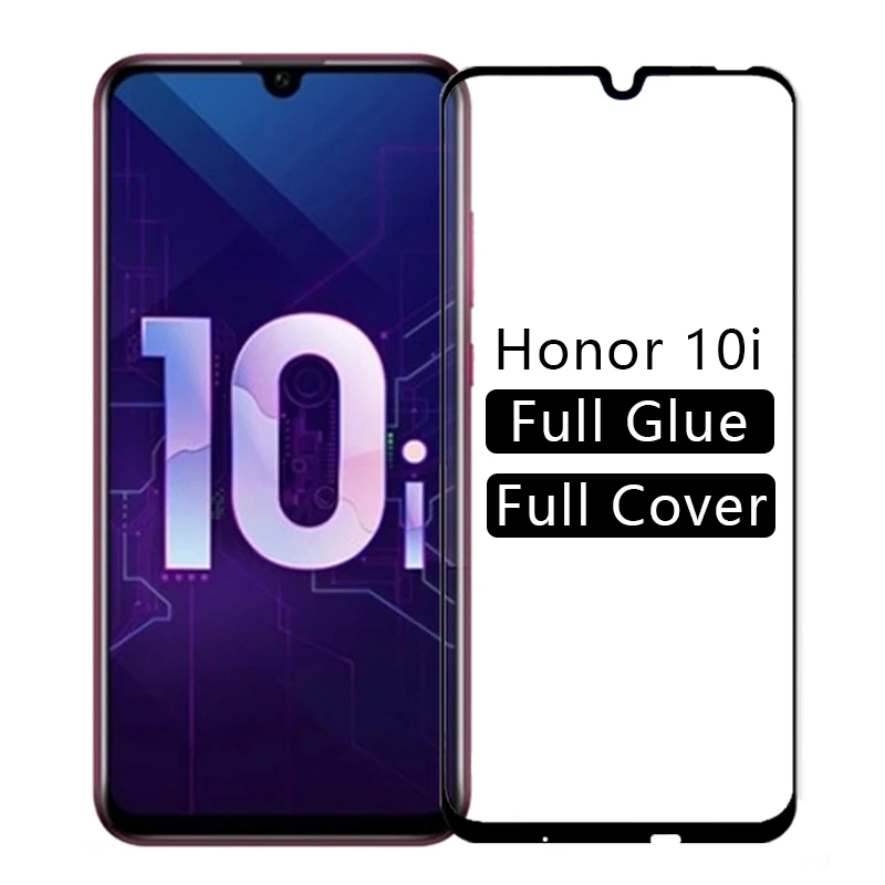 Закаленное стекло на honor 10i Защитное для huawei 10 i i10 защита экрана Передняя пленка 6 21