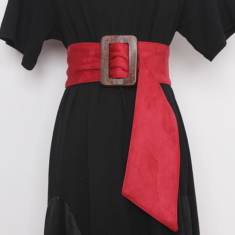 

Женский модельный ремень из искусственной замши, модные женские корсеты, пояс, ремни, украшение, широкий пояс R1321