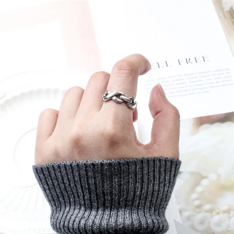 Fashion Silver Plated Rings For Women Jewelry Charm Twist Girls Lady Finger Accessories Princess Ring Bijou | Украшения и