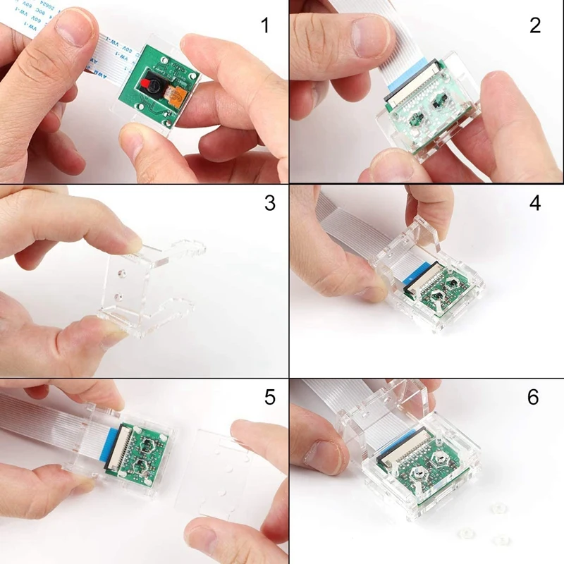 Модуль камеры 5MP веб-камера видео 1080P + прозрачный держатель для Raspberry Pi 4/3B +/ 3B/2B/Zero |