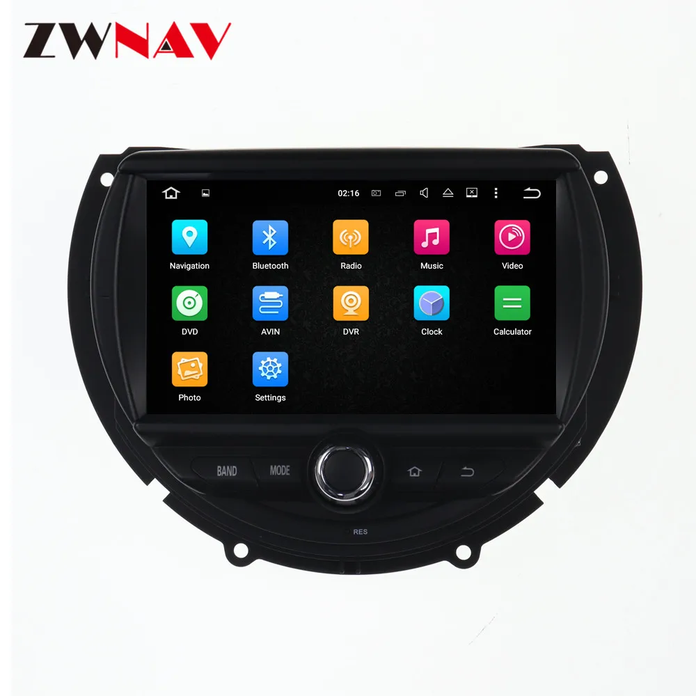 Автомагнитола с 4 + 32 Гб 8 &quotAndroid 9 0 dvd плеер для MINI Cooper 2014 2016 GPS навигация