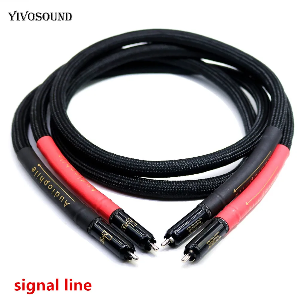 1 пара 2 шт. XSSH Hi-end HIFI FA-220 PVC 2-жильный Чистая медь OFC PCOCC 0152Ag RCA штекер к Auido кабель