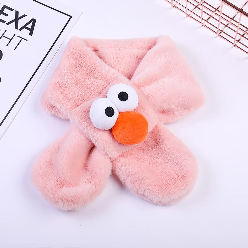 Детские шарфы Осень зима новый плюшевый шарф с рисунком Большого Носа для детей