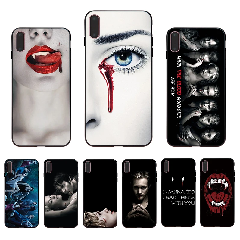 

For iphone 7 6 X Case True Blood A Type Southern Vampire Phone Capa For iPhone XS Max 11 11pro 6s 8 Plus 5 5S SE 2020 XR Covers