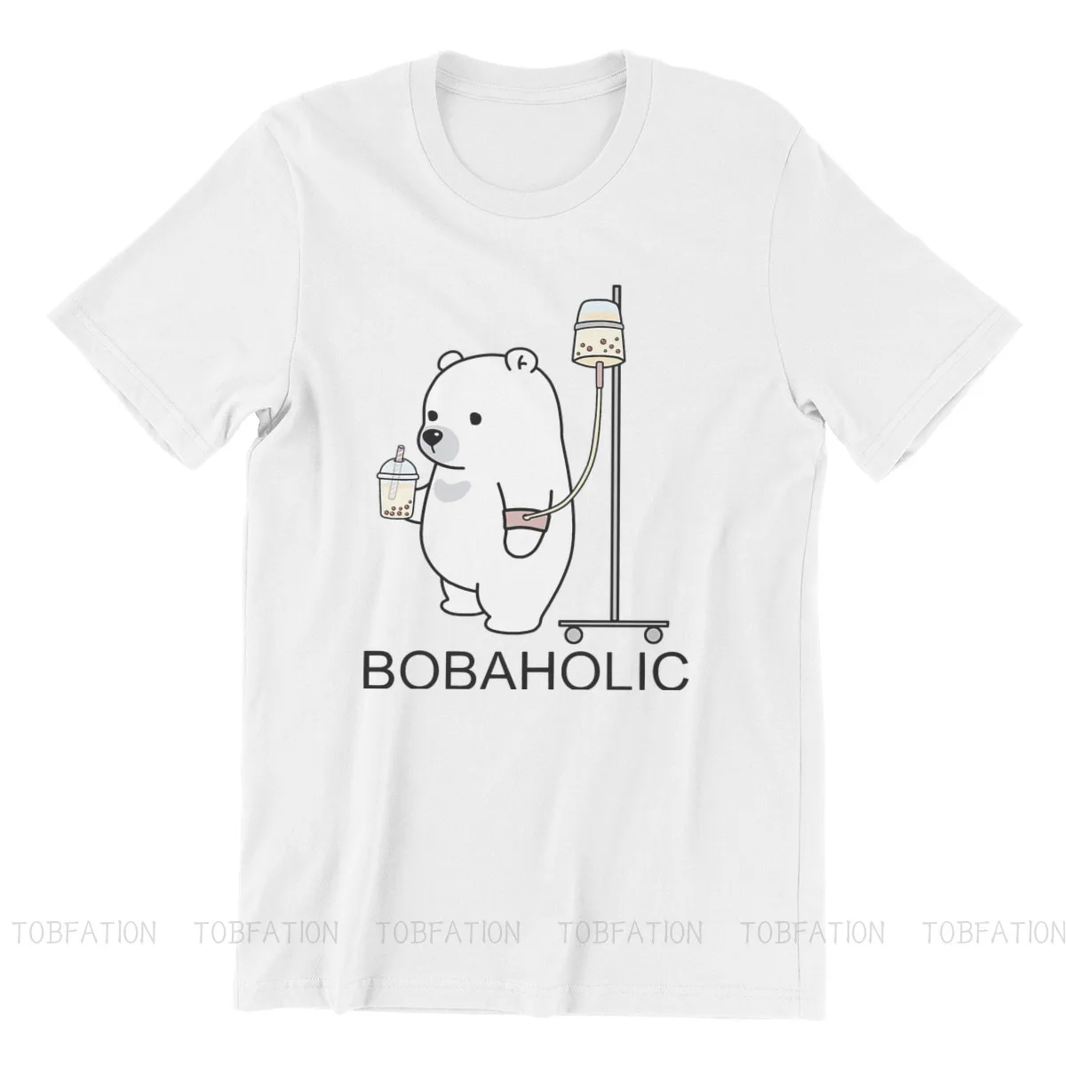 Футболка Bobaholic Bear Is Your Spirit с животными футболка медведем высокое качество новый