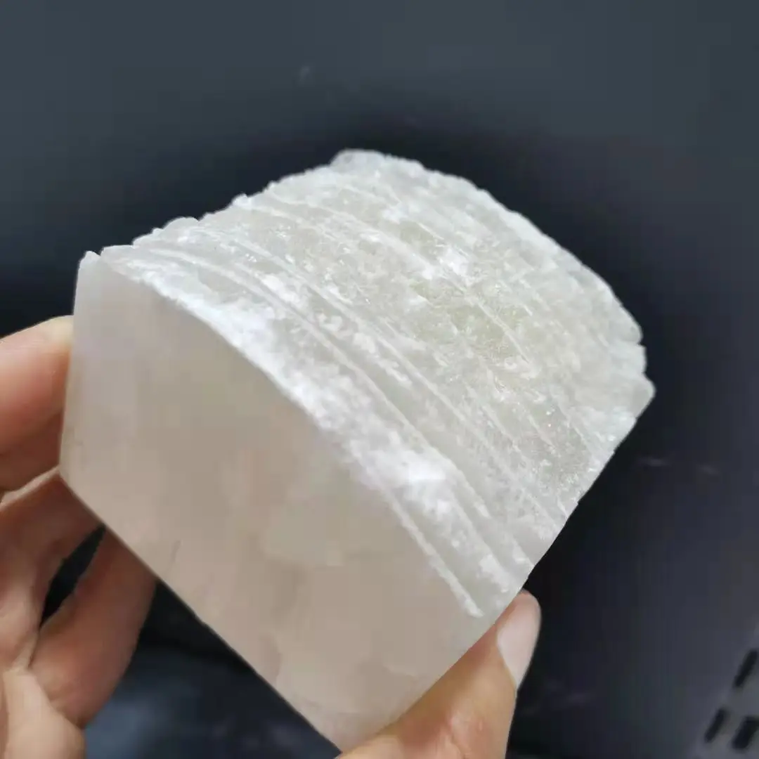 

Natural selenite aromatherapy stone gypsum crystal with Essential Oils for Relaxation