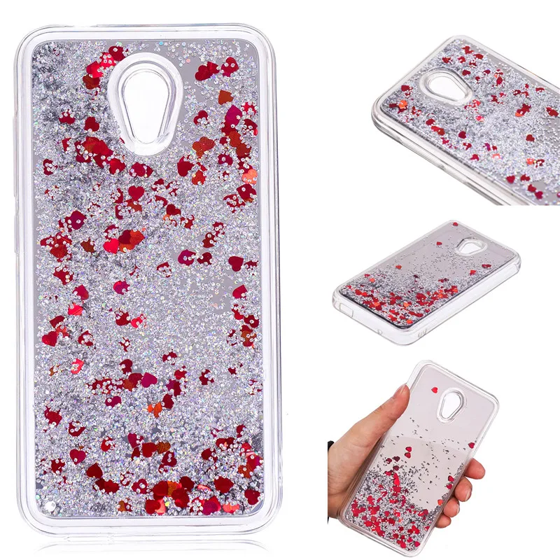 Динамический жидкий зыбучий песок блестящий чехол для телефона Alcatel U5 3G версия