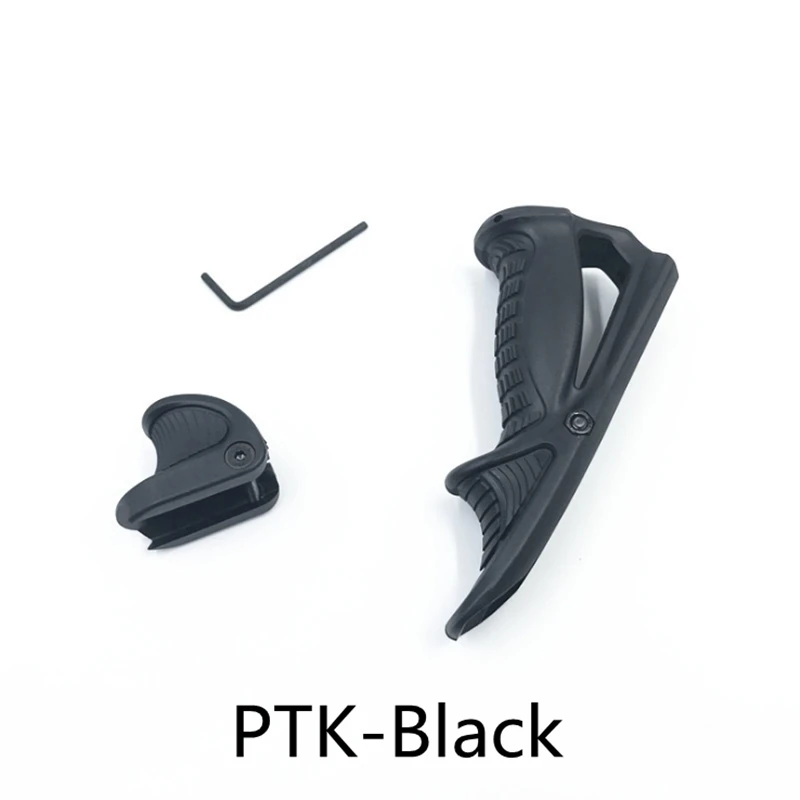 AEG Airsoft Air Guns Toy Tactical DIY Parts Nylon Front Grips RVG PTK TD AFG Paintball Accessories - Цвет: PTK-Black