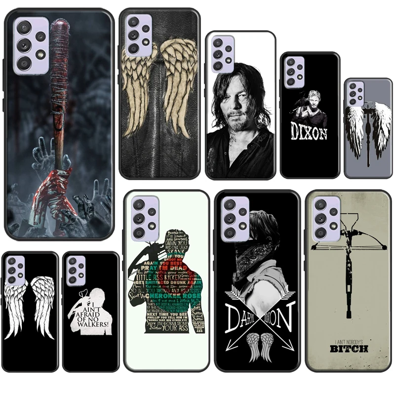 Чехол для телефона Daryl Dixon Ходячие мертвецы крылья чехлы Samsung A71 A51 A21S A12 A22 A32 A42 A52 A72