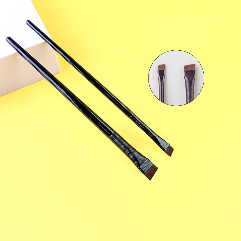 

Brush Eyebrow Eyeliner Brush Professional Small Angled Eyebrow Brush Brow Contour Brushes Fine Eyeliner Brush Women Makeup Tools