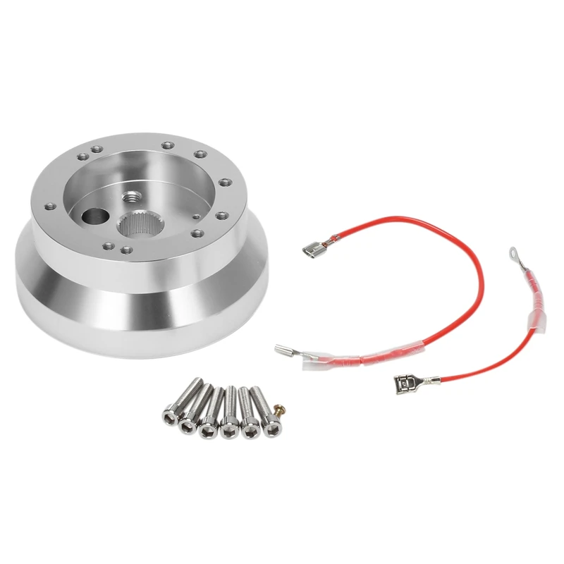 

5 & 6 Hole Steering Wheel Polished Short Hub Adapter for Ididit, GM, Chevy