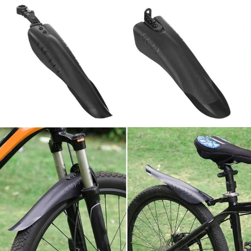 

2Pcs Bicycle Mudguard Set MTB Bike Fender Mud Guards Wings For Cycling Front Rear Fenders Easy To Assemble Lightest